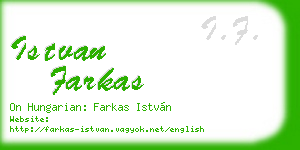 istvan farkas business card